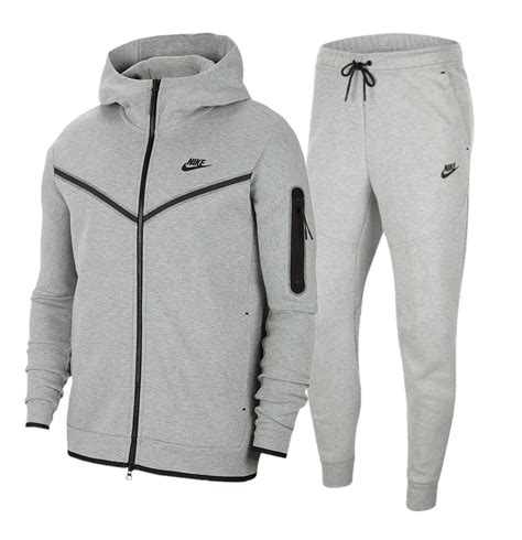 nike tech fleece heren sale grijs